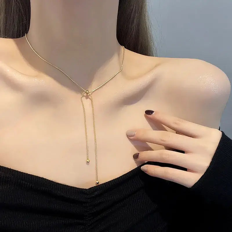 Elara Collar Ajustable Oro 18K