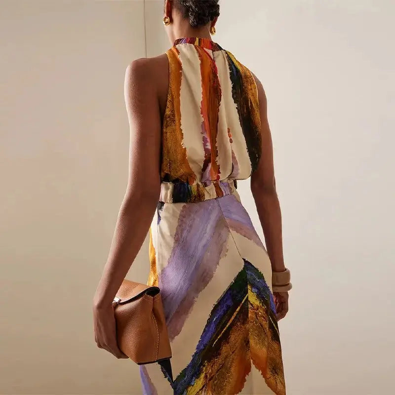 Clara Conjunto Halter Estampado