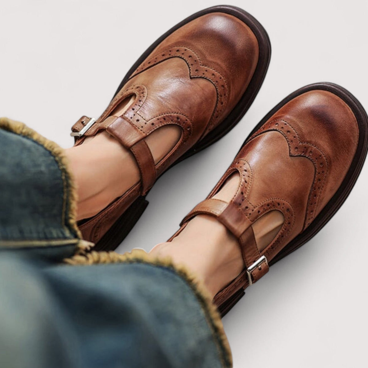 Colette Zapatos Mary Jane de Piel