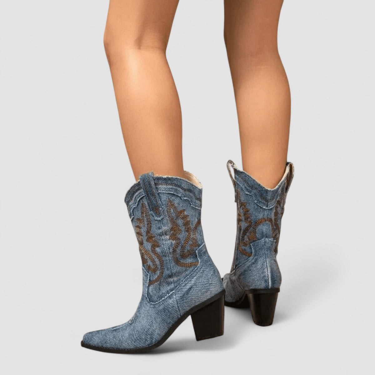 Callie | Botines Western Bordados
