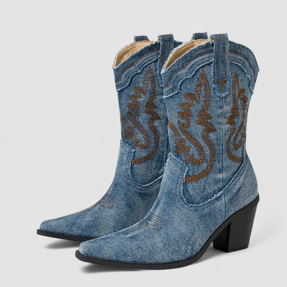 Callie | Botines Western Bordados