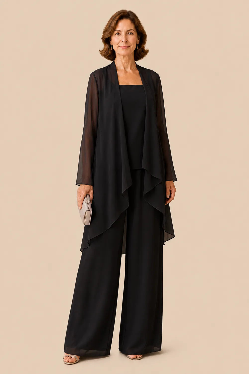 Graceful | Conjunto de Pantalón de Gasa para Madrina
