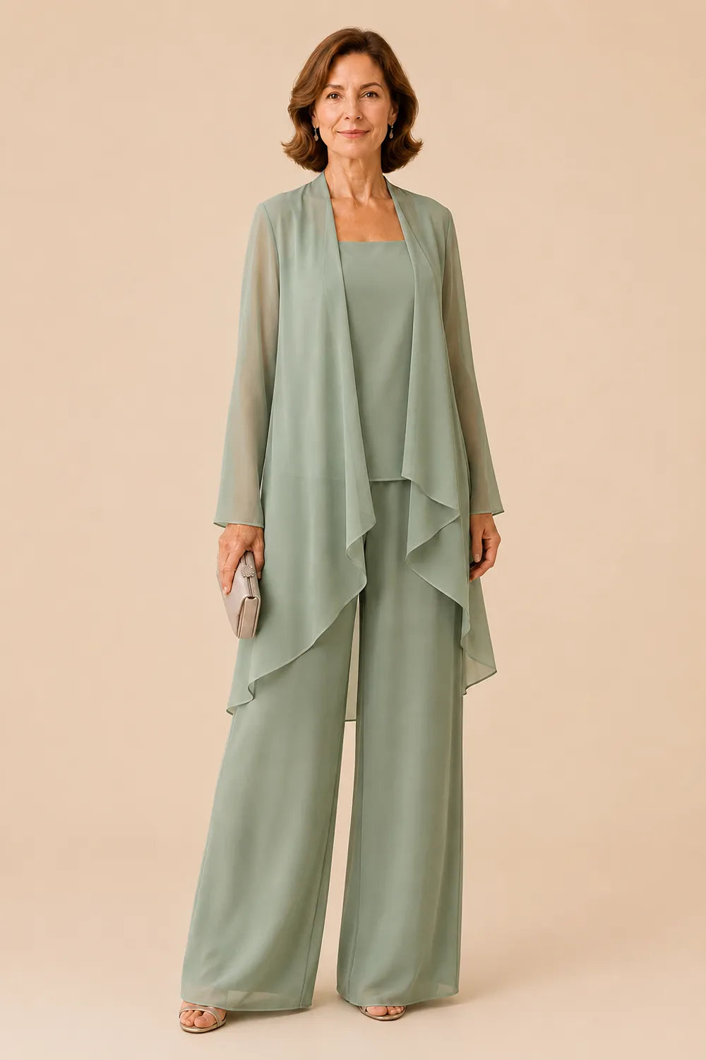 Graceful | Conjunto de Pantalón de Gasa para Madrina