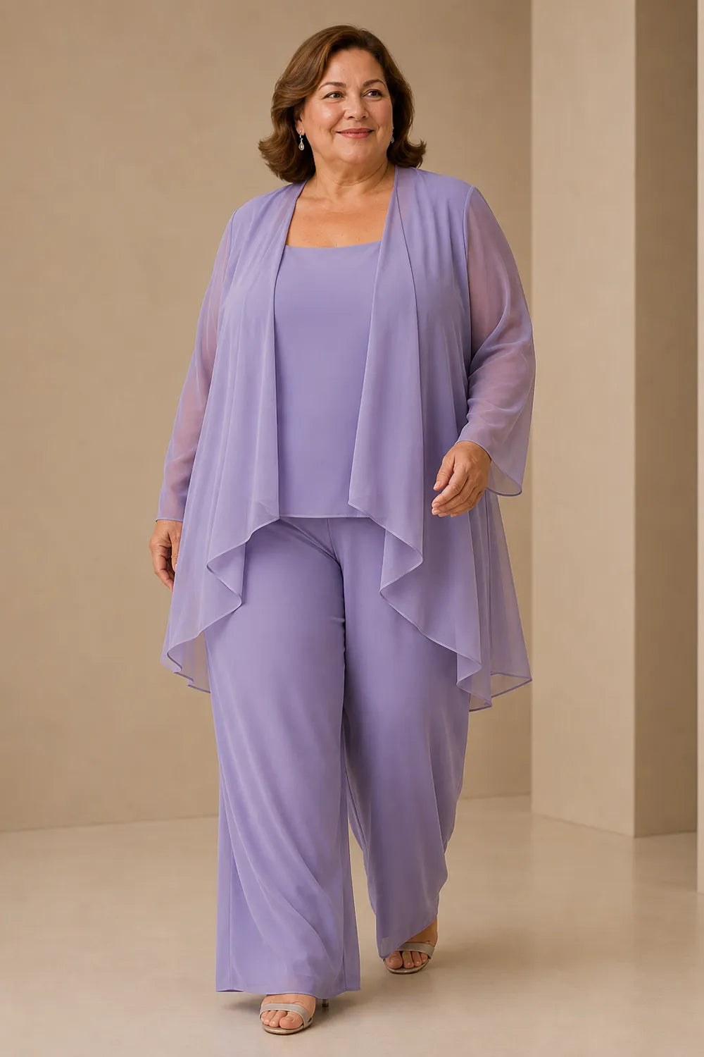 Graceful | Conjunto de Pantalón de Gasa para Madrina