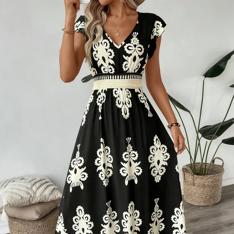 Canda Vestido Maxi Elegante y Favorecedor