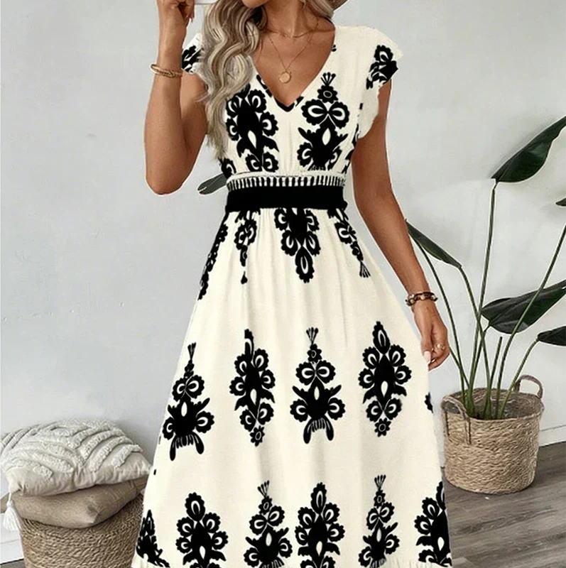 Canda Vestido Maxi Elegante y Favorecedor