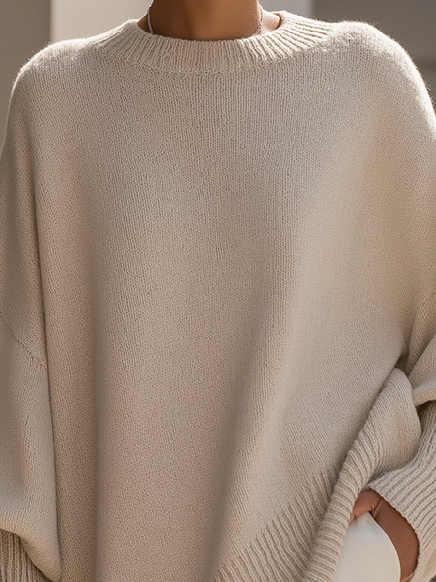 Elodie | Jersey Oversize de Mezcla de Lana
