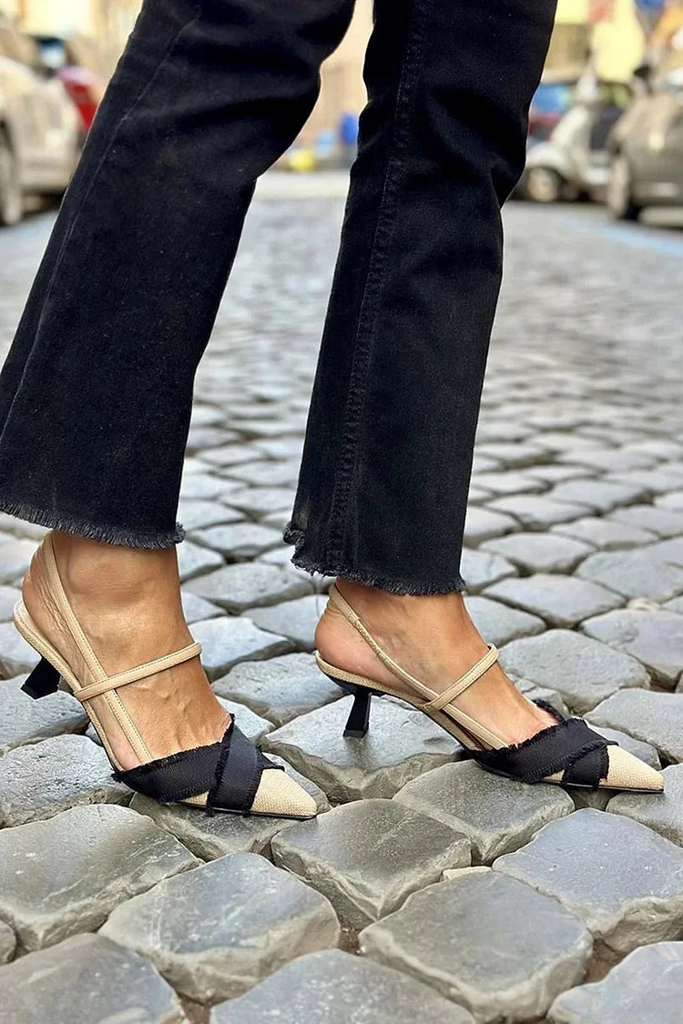 Donna | Tacones Abiertos Estilo Bailarina