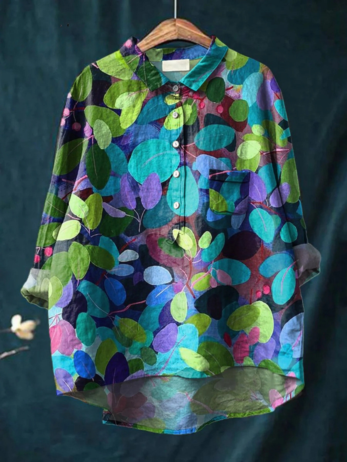 Grace | Camisa Casual Estampado Floral de Verano
