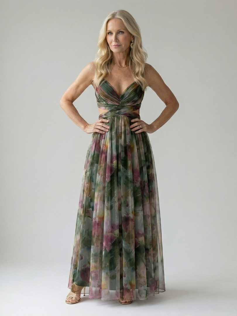 Isel | Vestido Maxi Cruzado