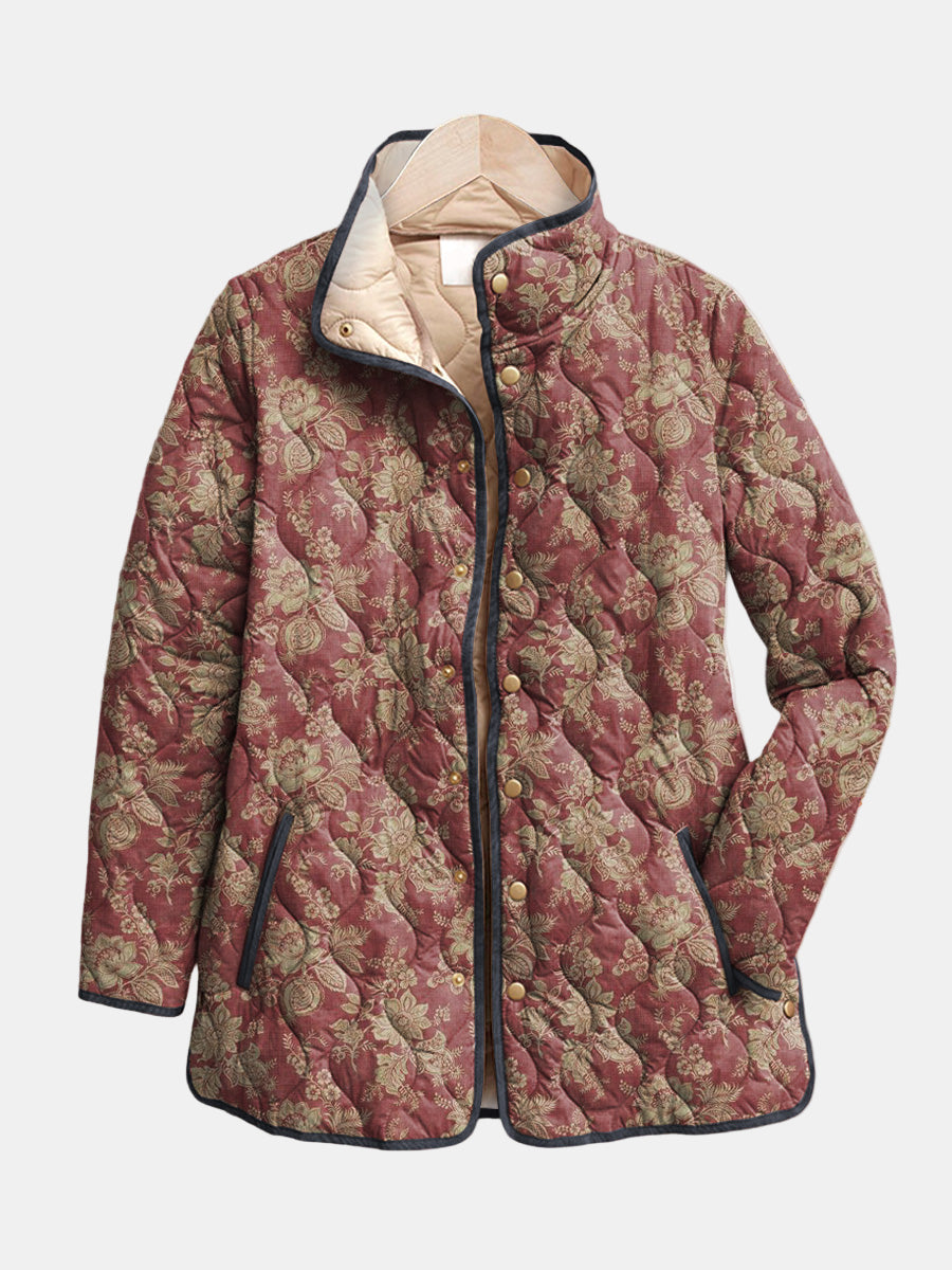 Corinne | Chaqueta Estampado Floral Retro