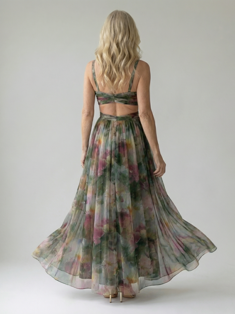 Isel | Vestido Maxi Cruzado