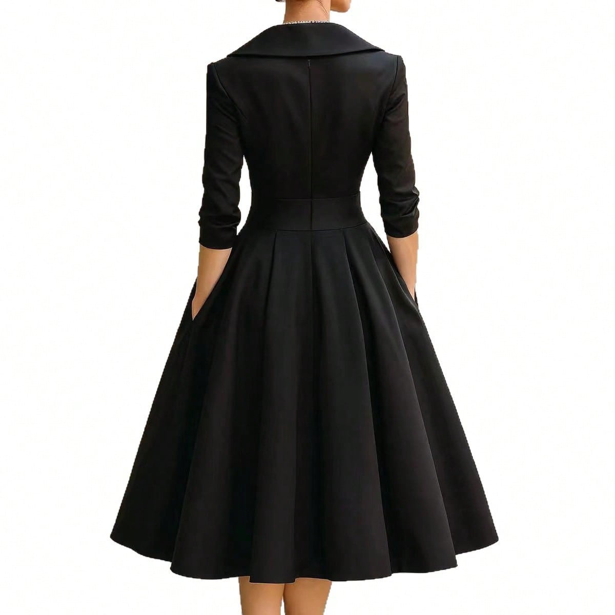 Carmen | Vestido Midi Cruzado Satinado