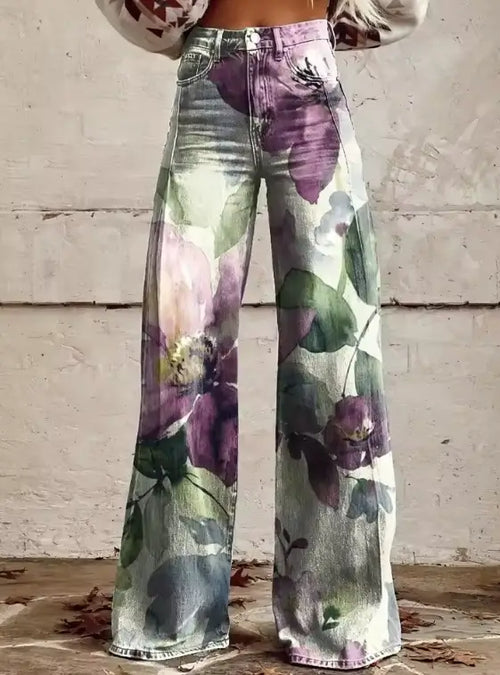 Alessia | Pantalón Boho Retro Chic