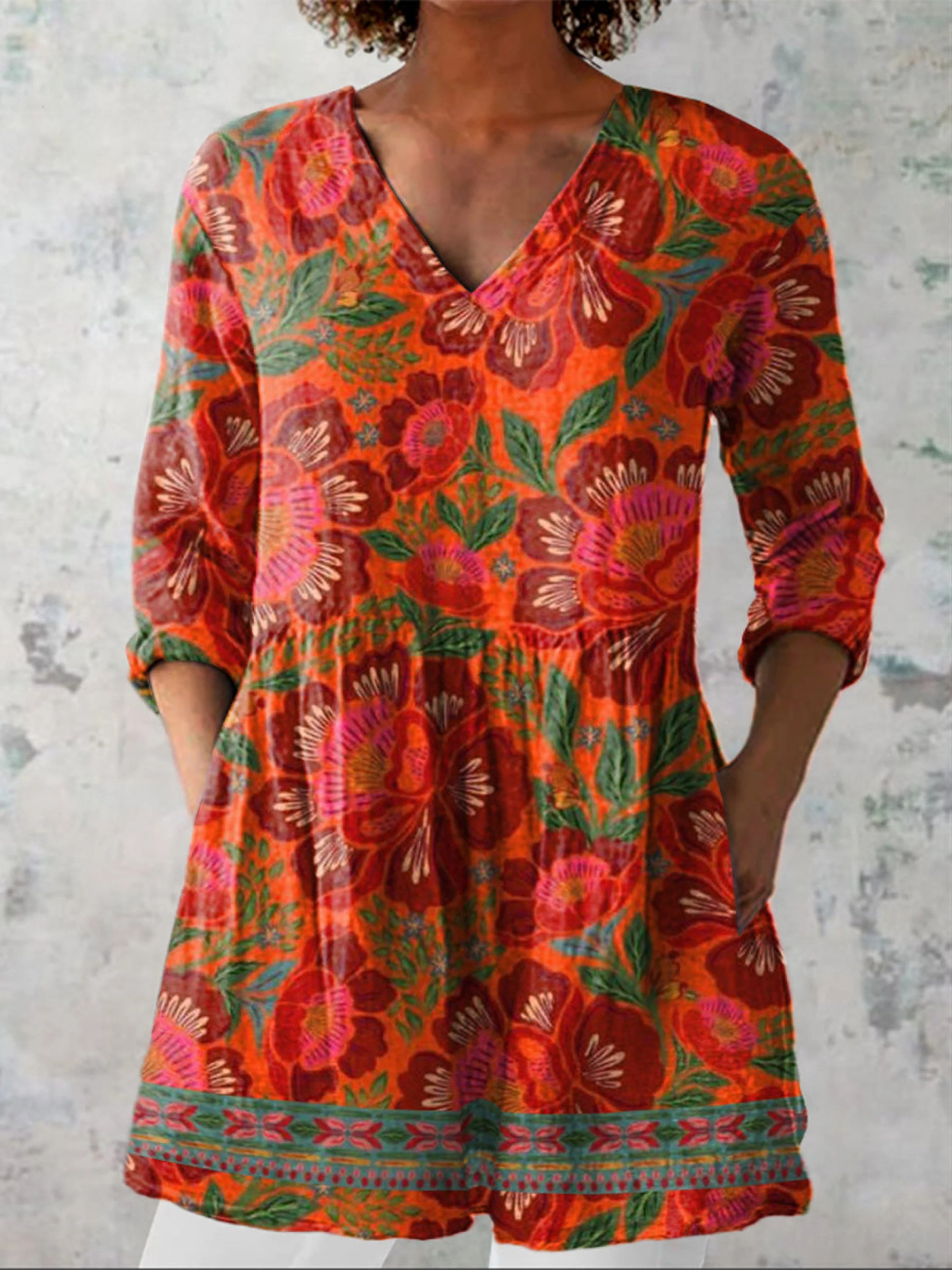 Felicity | Blusa Larga con Escote en V