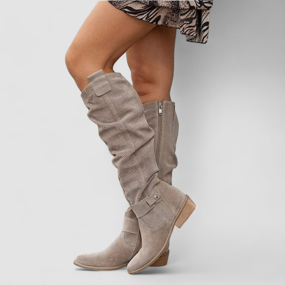 Georgiana | Botas Altas Western Estilo Slouch