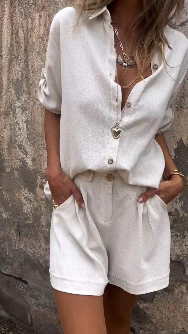 Hayes | Conjunto de Lino Fresco