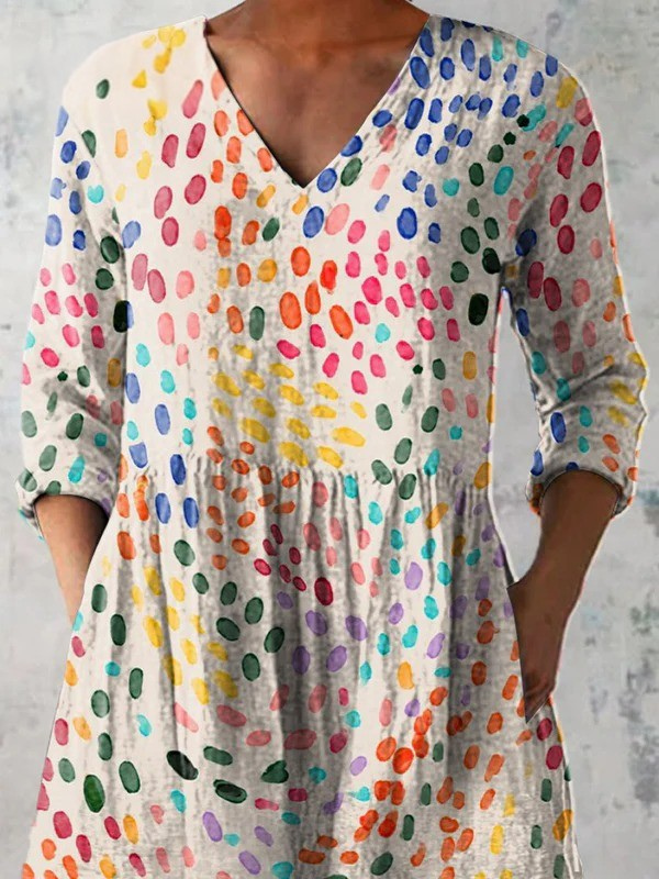 Bernadette | Blusa Larga con Escote en V