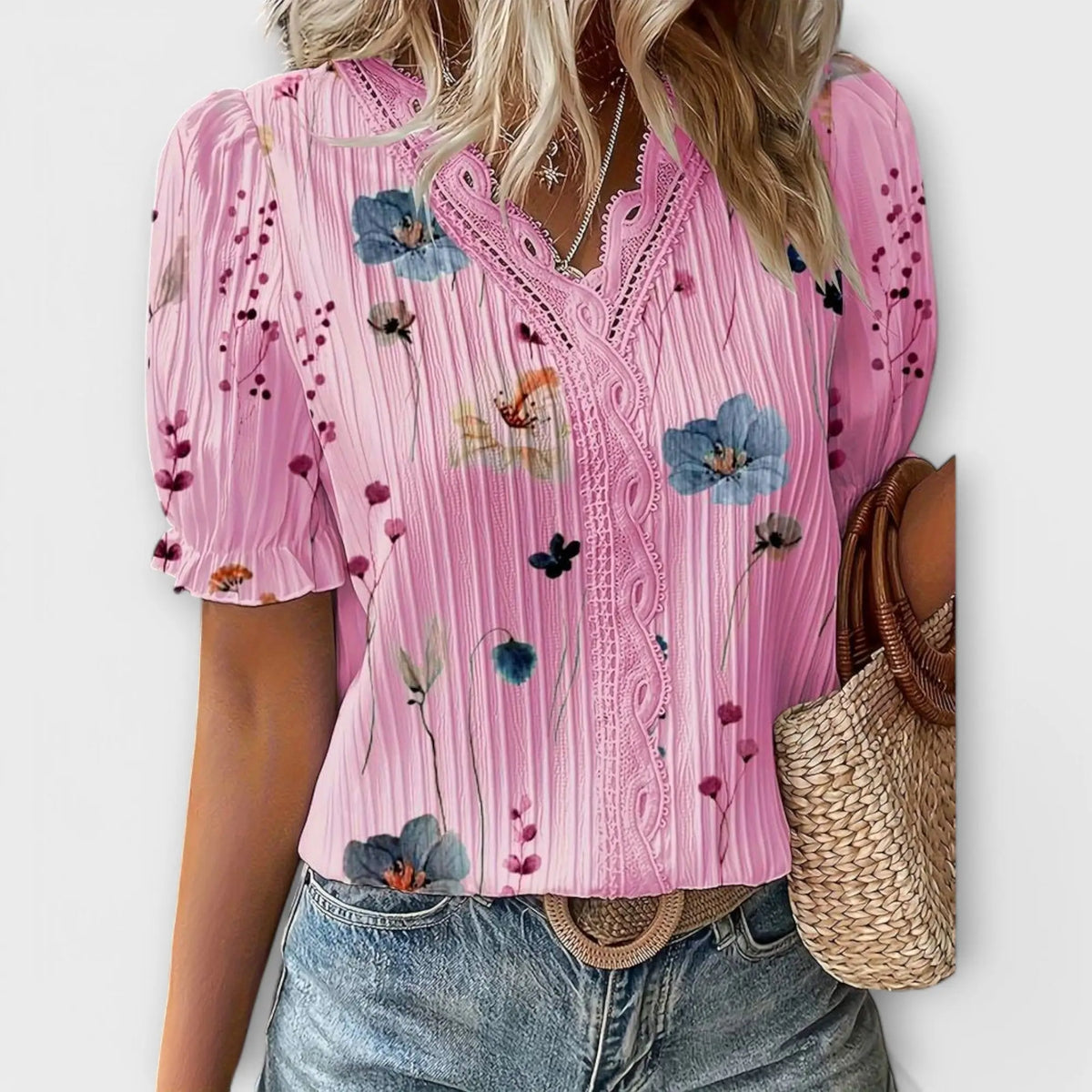 Emilia Blusa Escote V