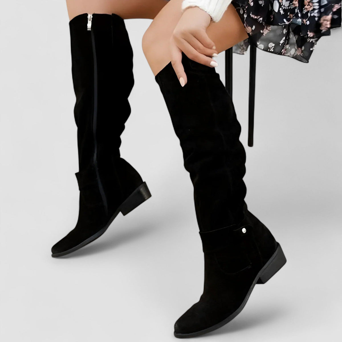 Adeliza | Botas Altas Estilo Riding