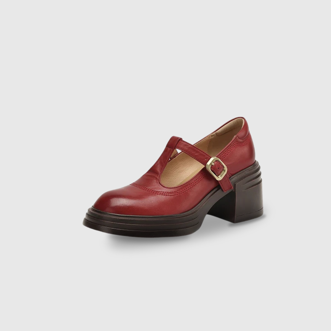 Bettina | Zapatos Mary Jane con Tacón de Bloque