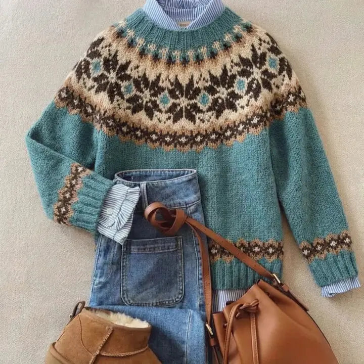 Amanda | Jersey de Punto Vintage Chic