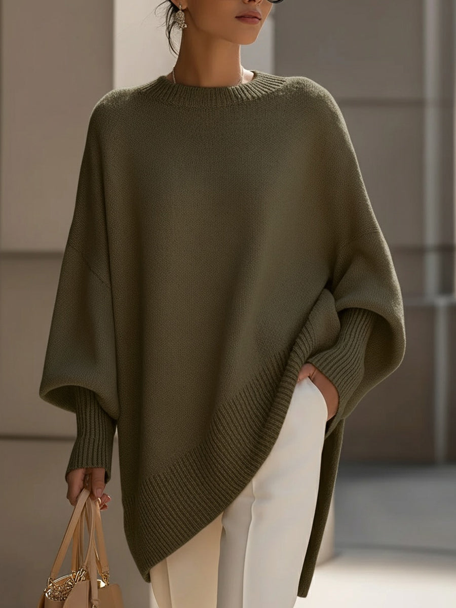 Elodie | Jersey Oversize de Mezcla de Lana