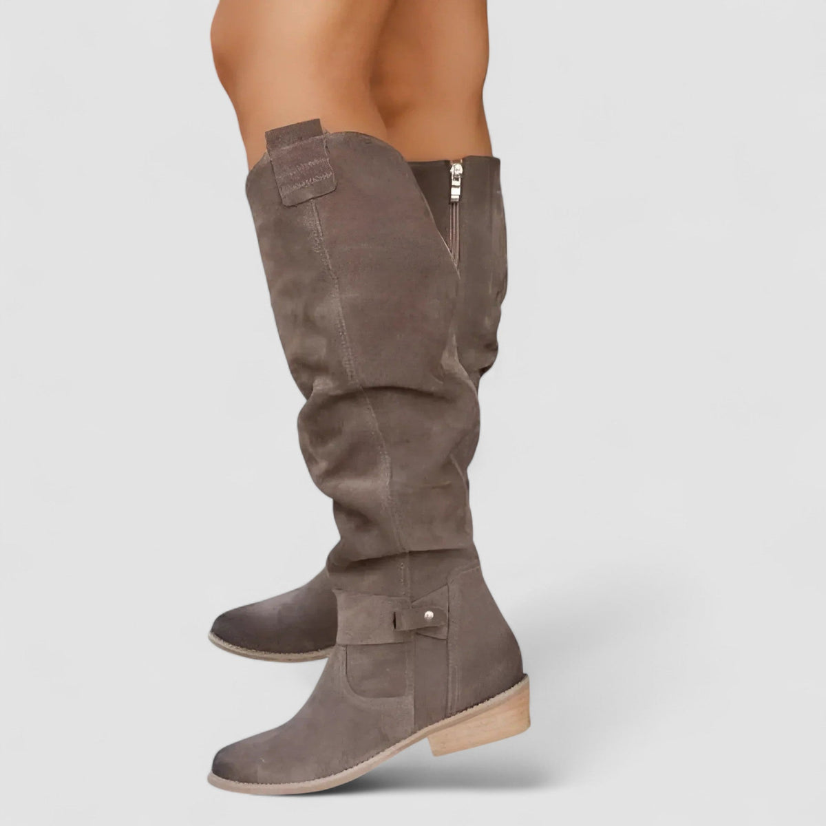 Adeliza | Botas Altas Estilo Riding