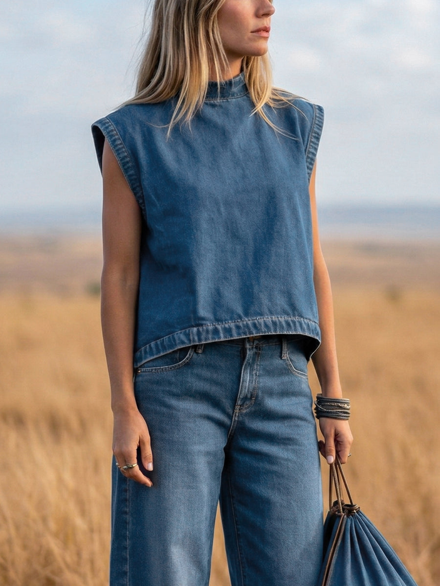 Ella | Conjunto Holgado con Pantalón Ancho