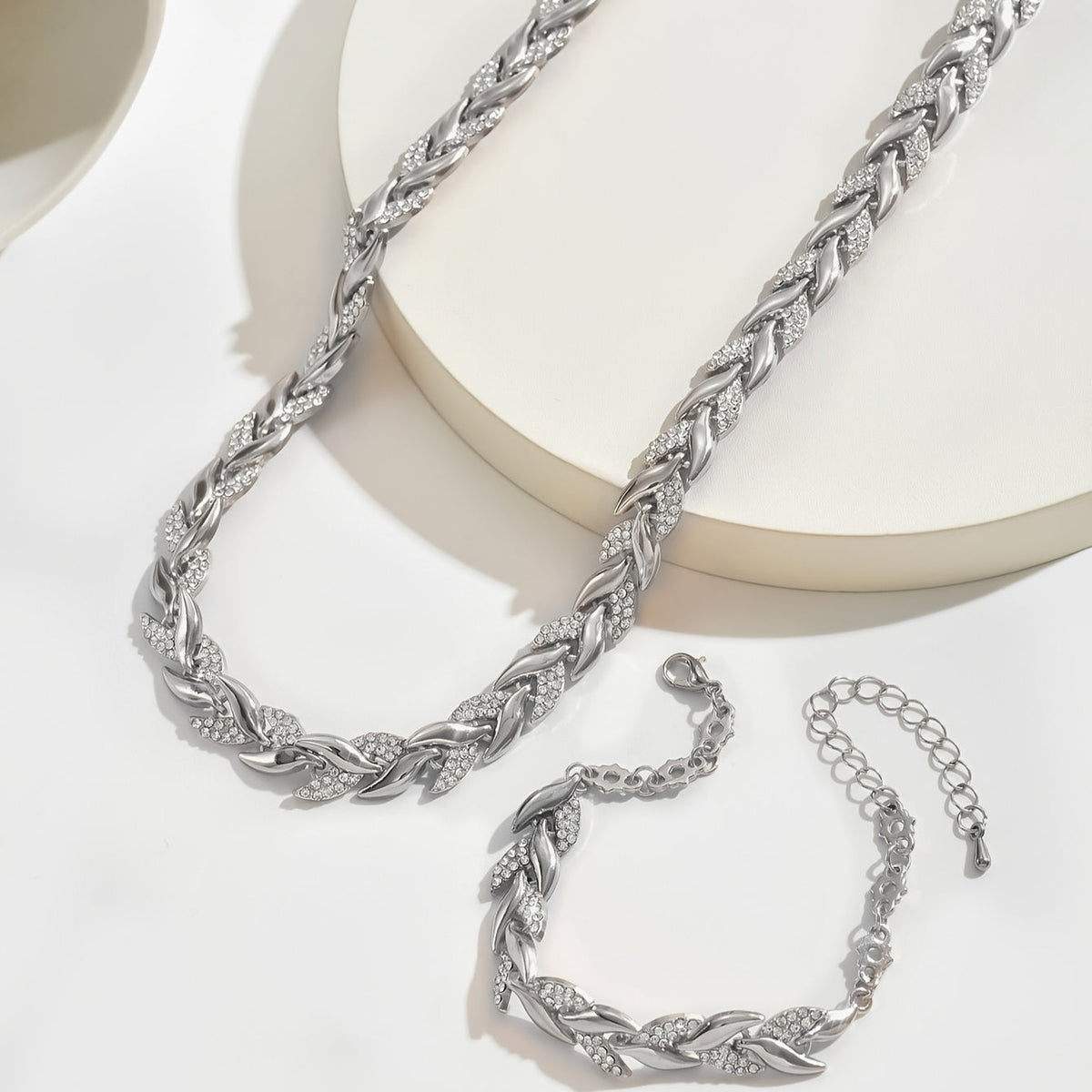 Céleste Conjunto de Colgante y Pulsera