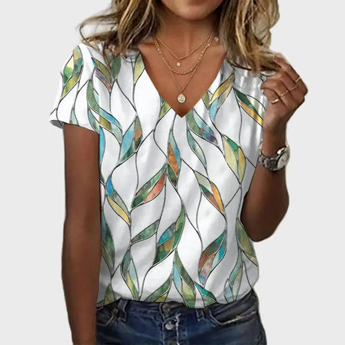 Carmen Blusa Estampado Multicolor