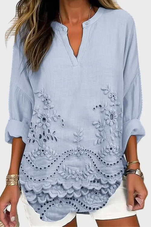 Arantxa Blusa Costera Azul