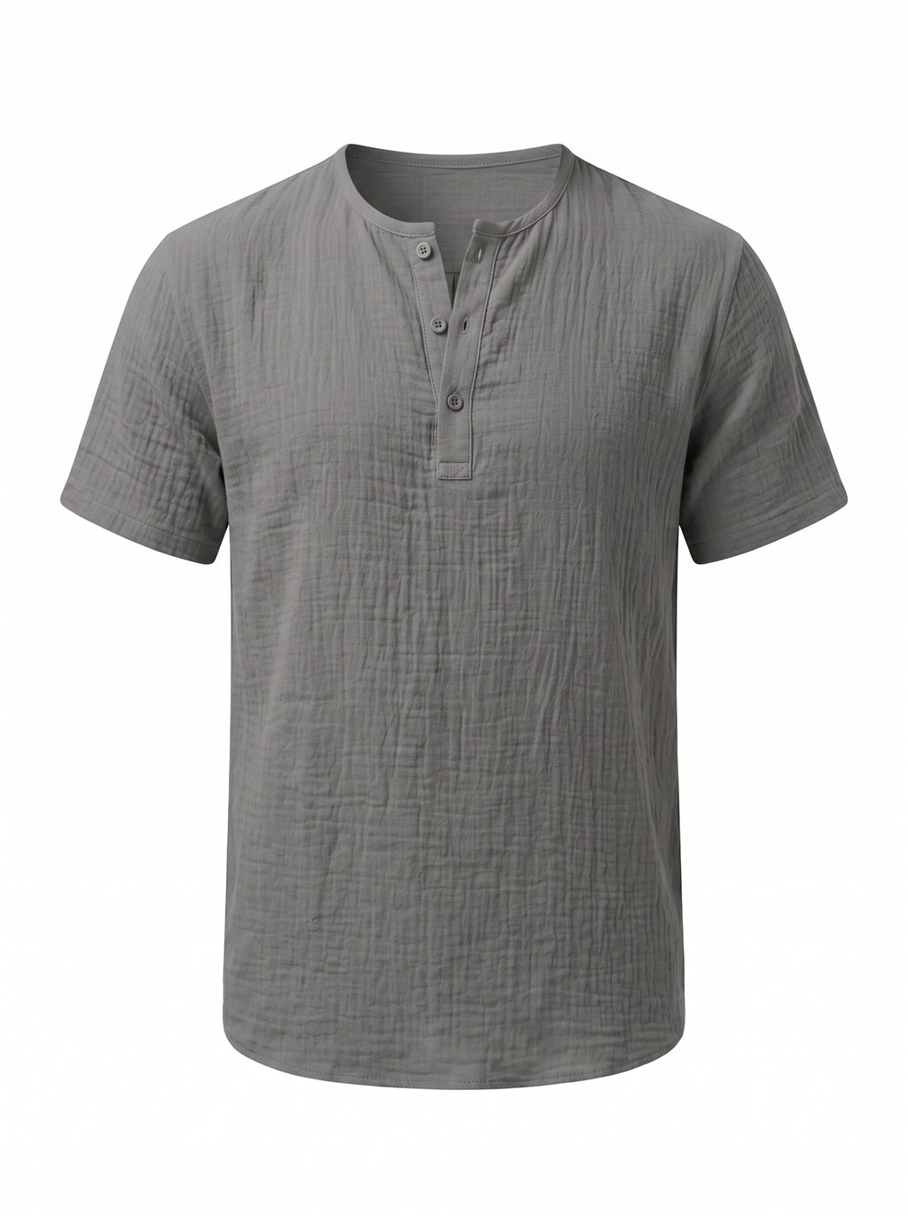 Camiseta Henley de Lino — Prados Madrid