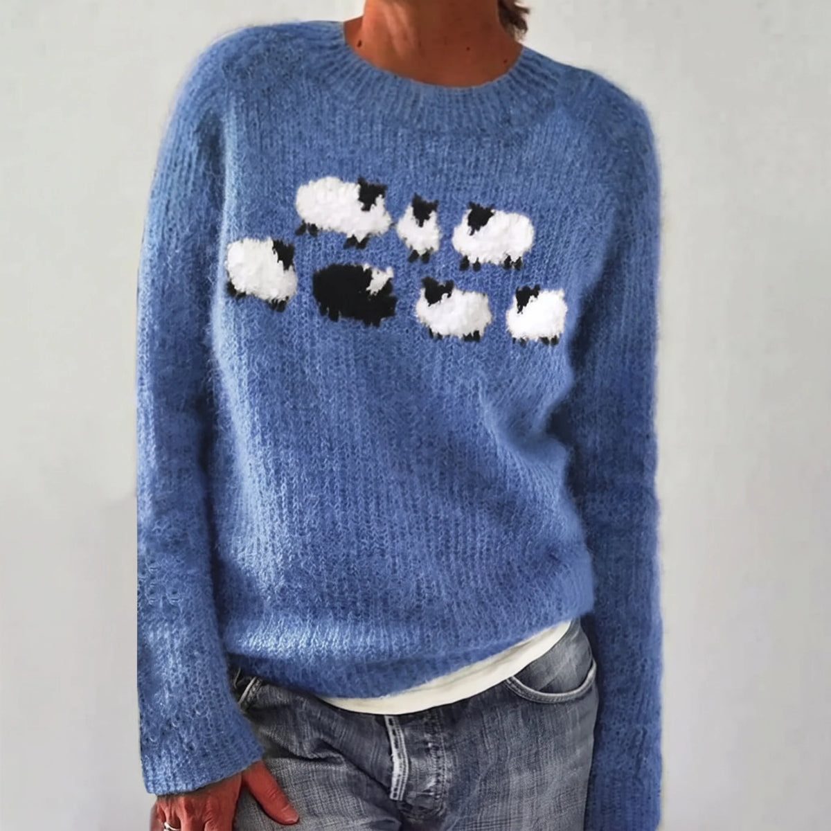Elara | Jersey de Ovejitas Súper Suave