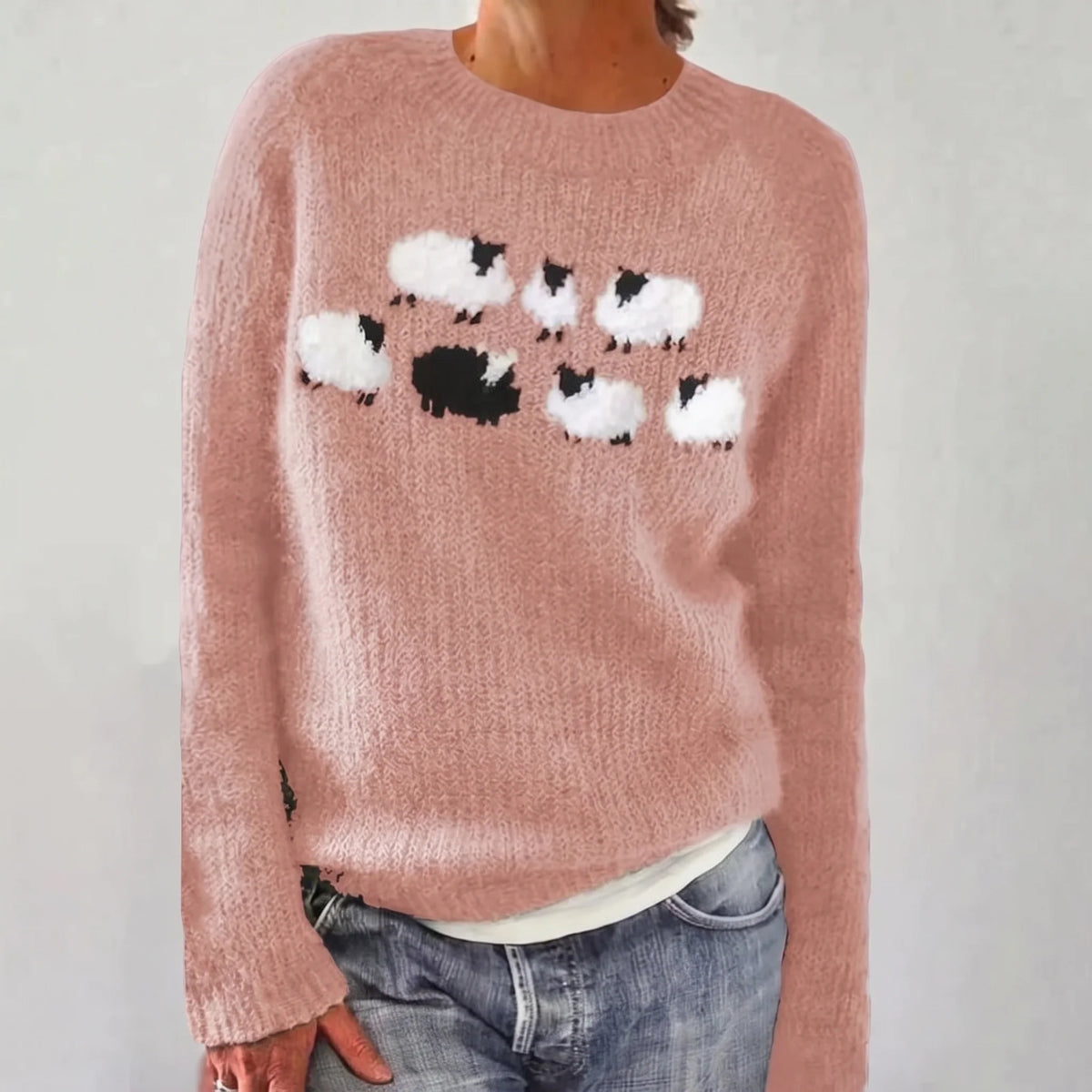 Elara | Jersey de Ovejitas Súper Suave