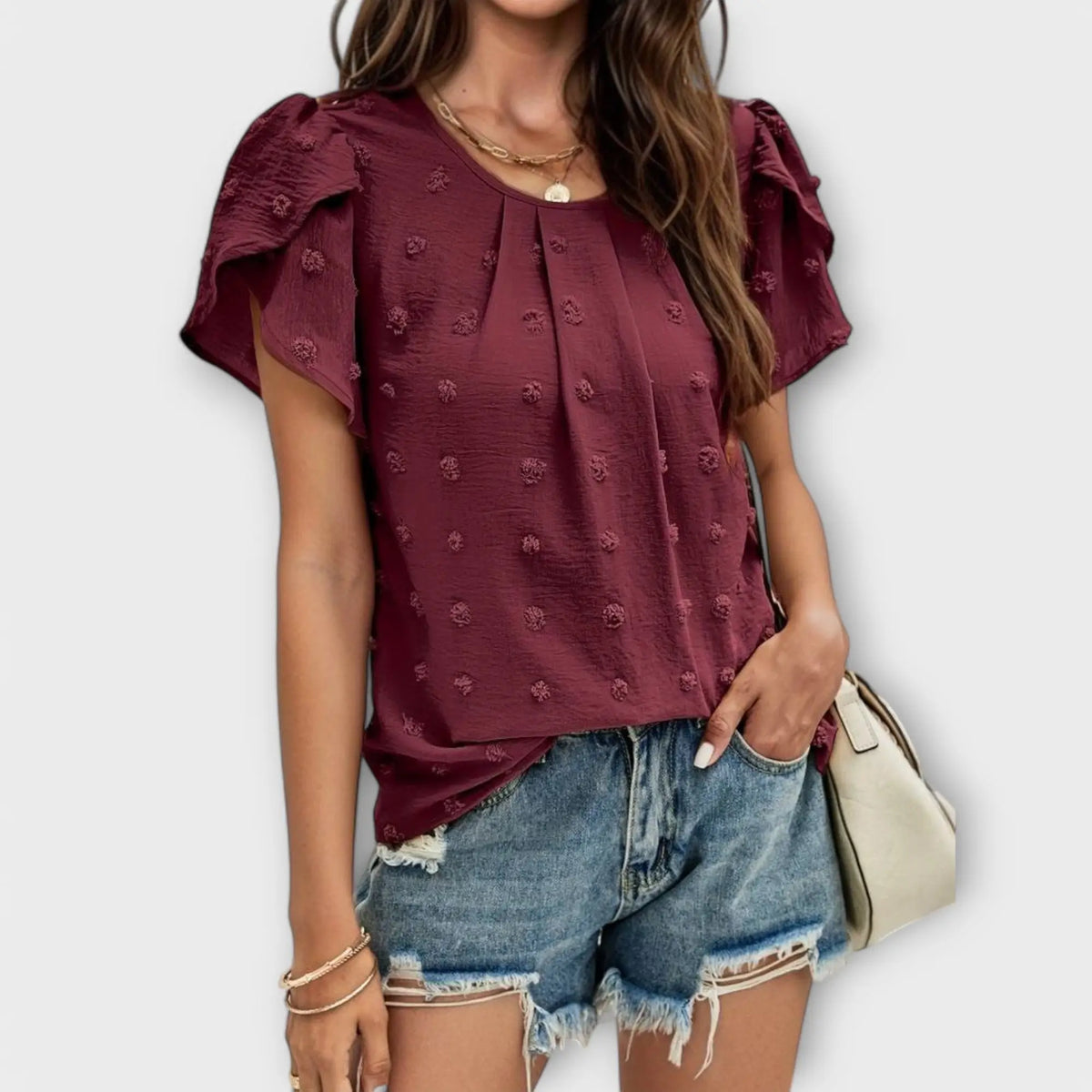 Carlota Blusa Lunares Florales