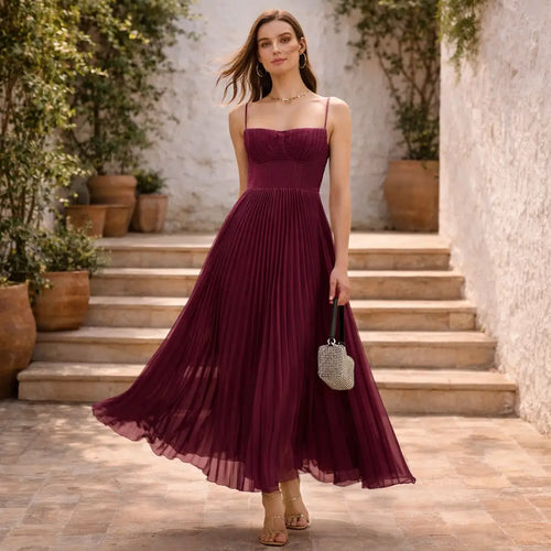 Ruby Vestido Maxi Vino