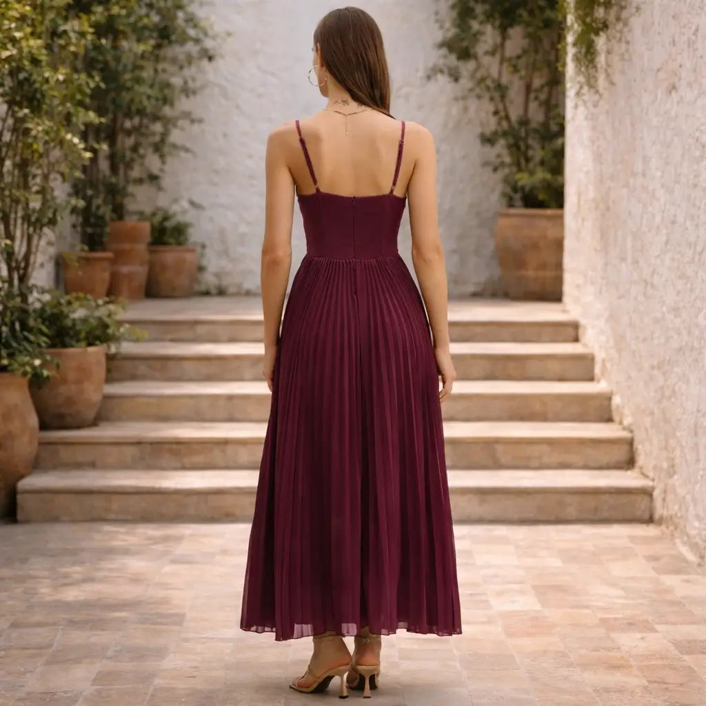 Ruby Vestido Maxi Vino