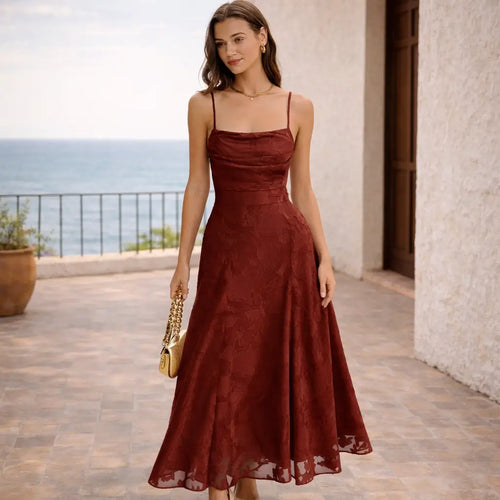 Buganvilla Vestido Jacquard Floral