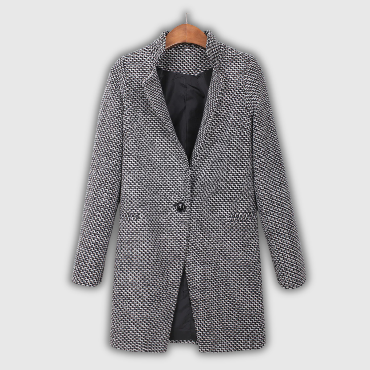 Edith | Abrigo de Tweed Texturizado
