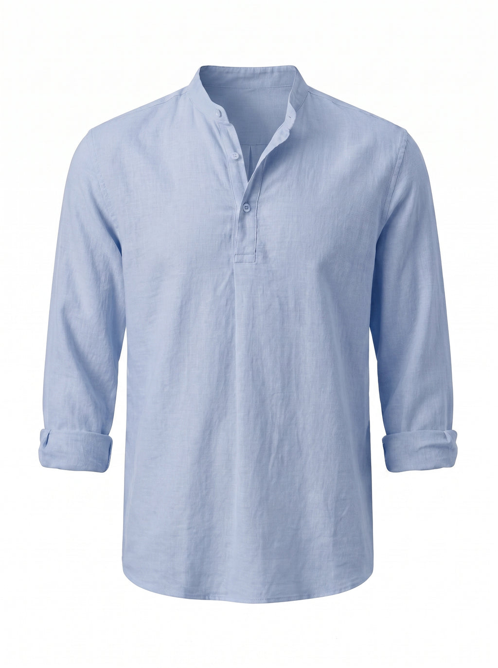 Camisa Henley de Lino — Prados Madrid