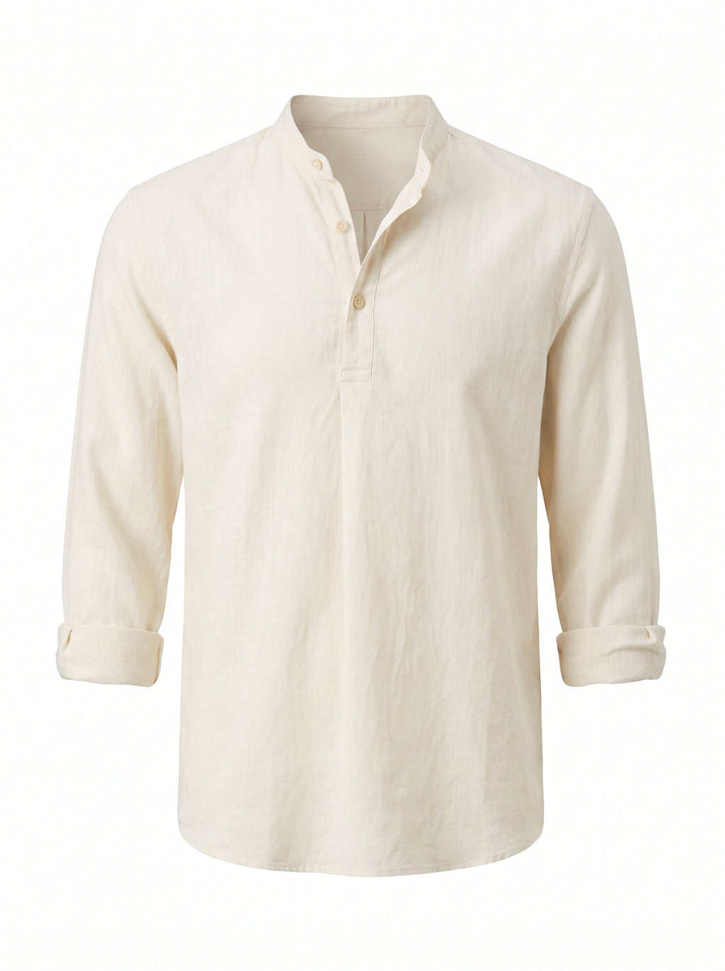 Camisa Henley de Lino — Prados Madrid