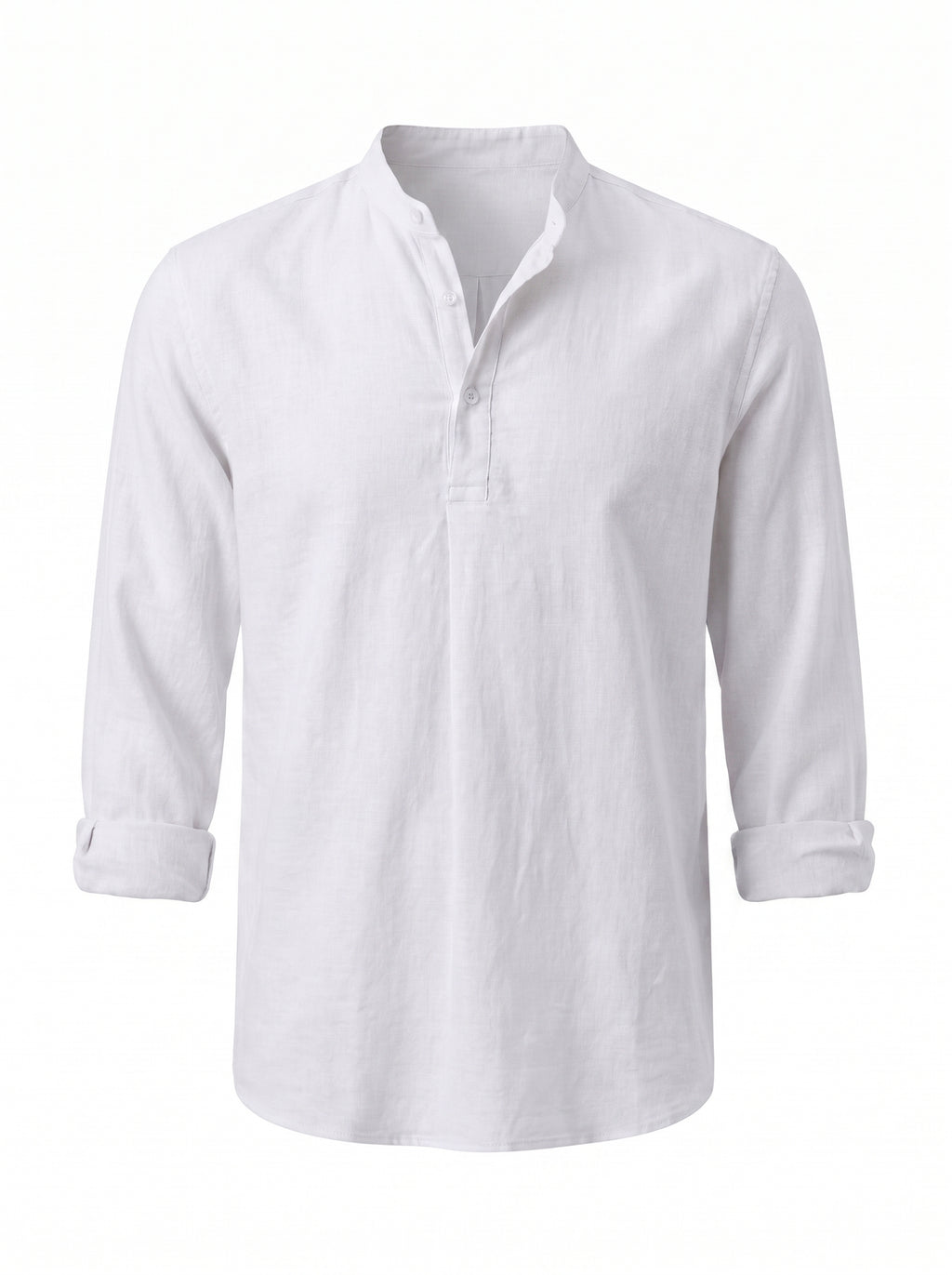 Camisa Henley de Lino — Prados Madrid