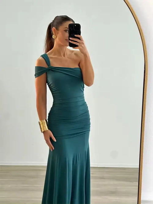 Nieves Vestido Maxi Esmeralda