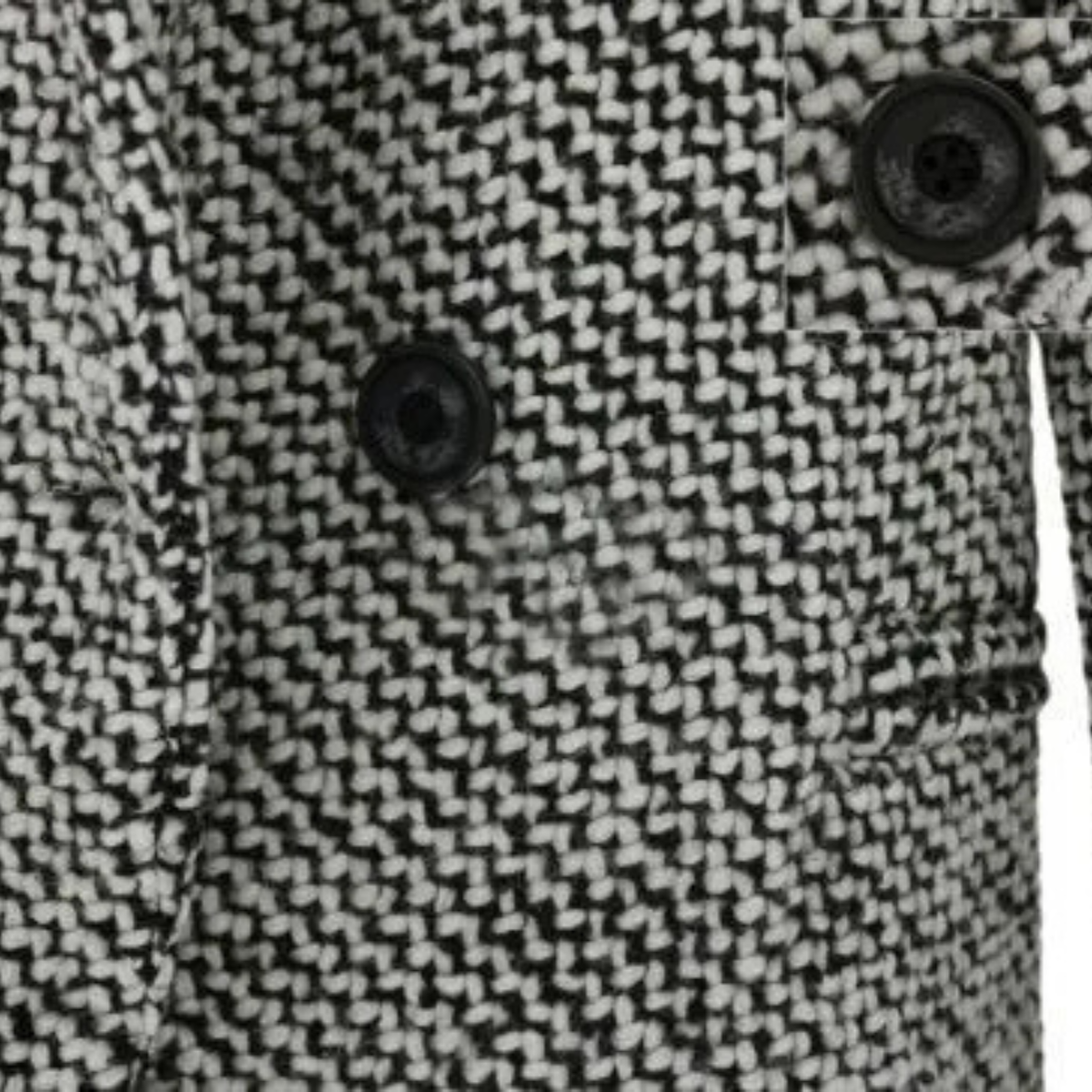 Edith | Abrigo de Tweed Texturizado