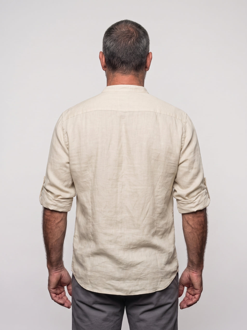 Camisa Henley de Lino — Prados Madrid