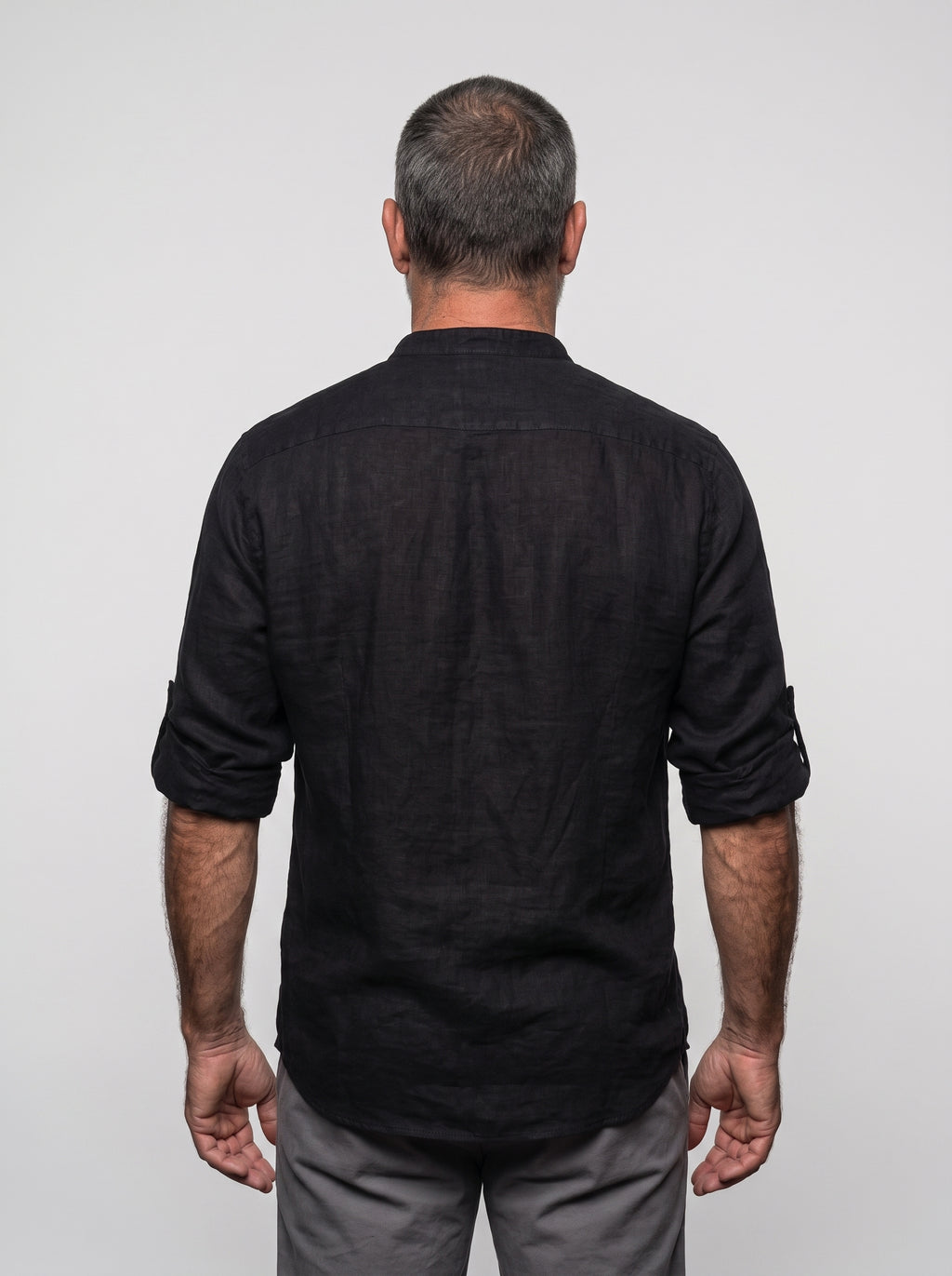Camisa Henley de Lino — Prados Madrid