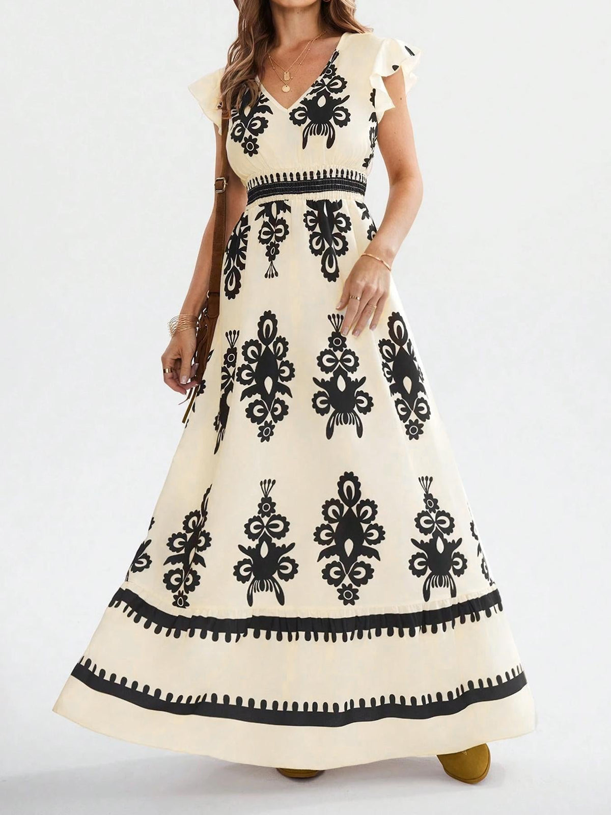 Canda Vestido Maxi Elegante y Favorecedor