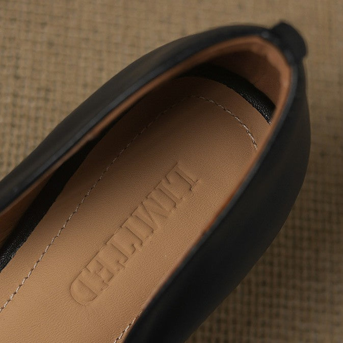 Calenne Tacones Kitten de Piel