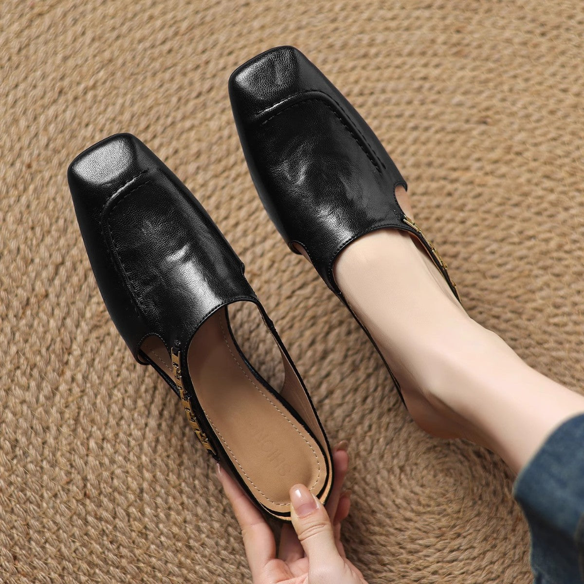 Avella Mules de Piel